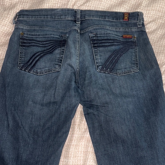 7 For All Mankind Relaxed Fit Blue Jeans